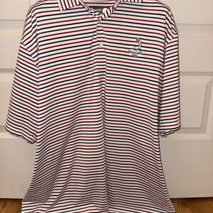 Adventurous Spirit Striped Men's Polo - Red, White, and Navy